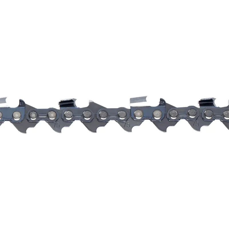 What effect does the addition of C68-03 steel have on the overall performance of chainsaw chains?